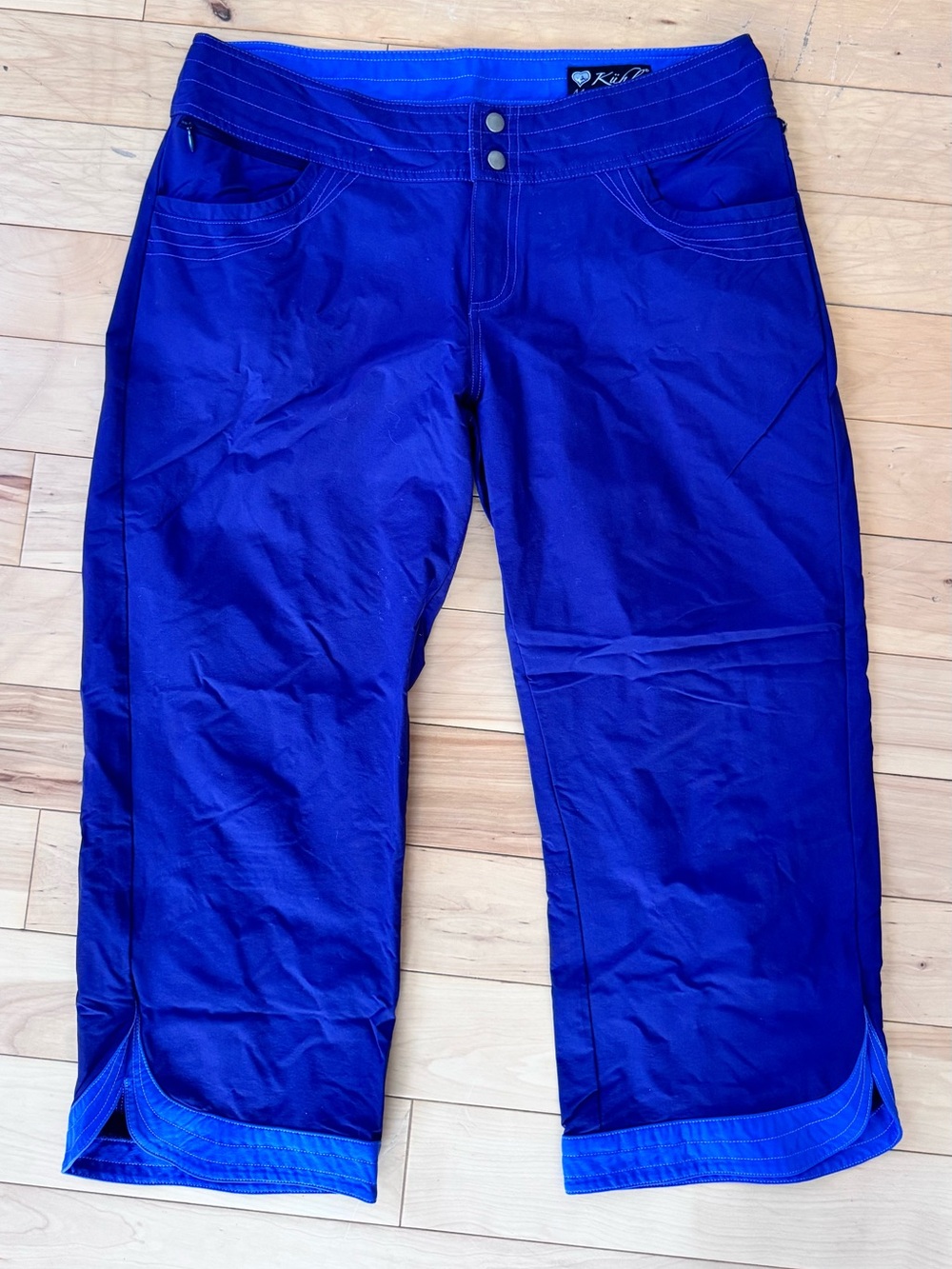 Kuhl Women’s Cropped Ankle Pants in Deep Royal Blue